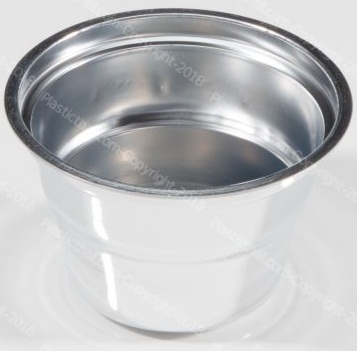 silver coated bowls